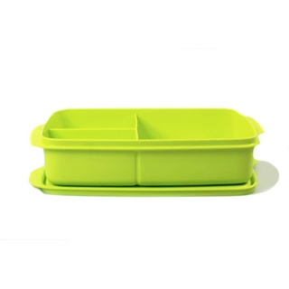 Tupperware to Go Lunchbox 1 L Limette mit Trennwand Clevere Pause Schule