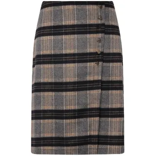 Ulla Popken, Damen, große Größen, Landhaus Kilt Knöpfe