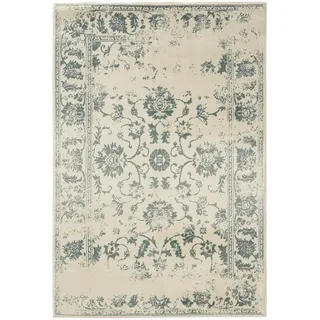 benuta Vintage-Teppich Suki 300/400 cm , Creme, Mintgrün , Kunststoff , Vintage , Rechteckig , 300x400 cm , Oeko-Tex® Standard 100 , für Fußbodenheizung geeignet, in verschiedenen Größen erhältlich, pflegeleicht , Teppiche und Böden, Teppiche, Vintageteppiche