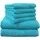 Brillant Handtuchset 6-tlg. blau