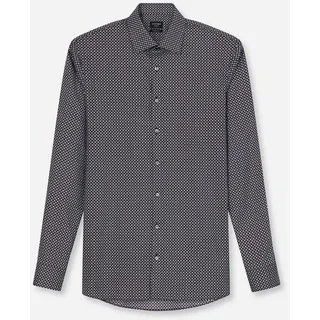 Olymp Businesshemd »Level 5« Body Fit, Haifischkragen, Mit Rotationsprint