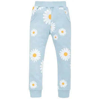 Pinokio Hose Daisy, 100% Cotton blau Blumen, Mädchen 62-122 (116)