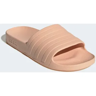 Badesandale ADIDAS SPORTSWEAR "AQUA ADILETTE", Damen, Gr. 43, powder coral, powder coral, powder coral, Synthetik, Schuhe Badesandale, Badelatschen