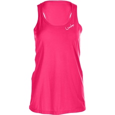 Winshape Damen Ultra leichtes Modal-Tanktop MCT006, Dance Style, Fitness Freizeit Sport Yoga Workout Trägershirt/Cami Shirt, Deep-Pink, XS