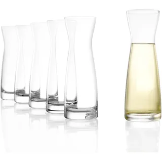 Stölzle Karaffe Universal XS 40 ml 6er-Set – Ideal für Wasser, Saft, Milch & Spirituosen – Hochwertiges Schnapsglas aus bleifreiem Kristallglas – Spülmaschinengeeignet & Made in Germany