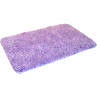 Badematte KINZLER "Chaozhou, Badvorleger, Badezimmer Teppich" Gr. 2, lila (flieder), H:20mm, Polyester, Badematten, Badematte, Badteppich, Uni Farben, weich, als rechteckig, rund & Set erhältlich