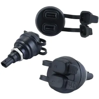 Durlo 5V Motorrad USB Ladegerät Dual Port Power Adapter Für BMW R1200GS R1250GS R1250RT R1200RT R NineT K1600GT K1600GTL K1300S K1300GT