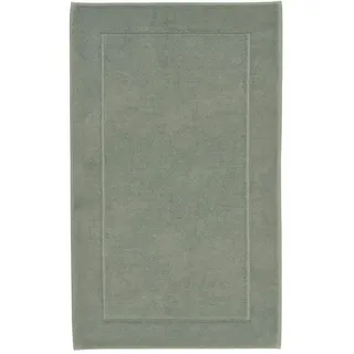 Aquanova Badematte , Thymiangrün , Textil , Uni , rechteckig , 60x100 cm , für Fußbodenheizung geeignet, rutschfest , Heimtextilien, Badtextilien, Badematten