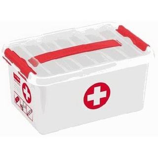 SUNWARE ErsteHilfe-Box inklusive Deckel 6 L 30 x 20 x 14 cm