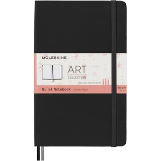 Moleskine Bullet Notizbuch, Large, A5 Punkteraster, 120G-Papier, Hard Cover, Schwarz