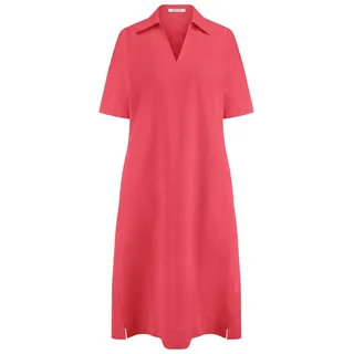 Kleid Hemdkragen Peter Hahn rot