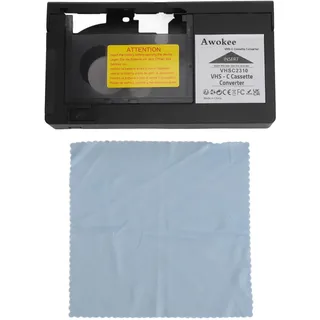 Camcorder Kassettenadapter Wiedergabe Aufnahme Videokassettenadapter Ein-Tasten-Steuerung für S‐VHS‐C S‐VHS-Kassetten