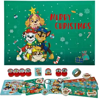 Undercover Paw Patrol Adventskalender für Kinder Grün