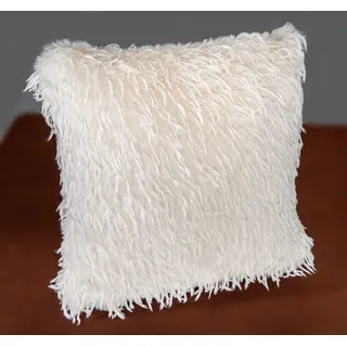 Star Home Textil Emu Kissen", weiß