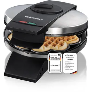 Cloer Waffeleisen 1639SR Silber