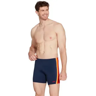 Zoggs Toronto Hip Racer 32 Badehose Boxer - Navy / Red - 3XL