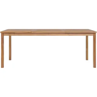 vidaXL Gartentisch 200 x 100 x 77 cm natur