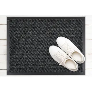 andiamo Fußmatte Venus - Schmutzfangmatte für den Hauseingang - flexibel einsetzbar als Türmatte innen, Fußabtreter im überdachten Außenbereich oder als Schuhmatte Braun 40 x 60 cm