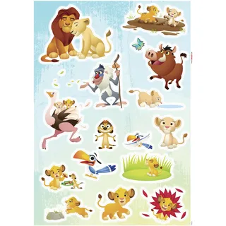 KOMAR Deko-Sticker Lion King Wildlife 50 x 70 cm