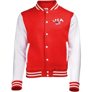 Supportershop USA Collegejacke zweifarbig Unisex