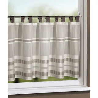 Panneaux HOMING "Vicky" Gr. 1, braun, B:140cm H:50cm, Polyester, Gardinen, Panneaux, Fertigschal