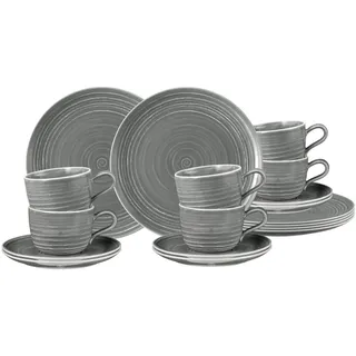 SELTMANN WEIDEN Kaffeeservice Terra 18-tlg. grau