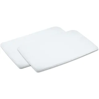 Maxi-Cosi Swift Reisebett-Spannbettlaken, 2x Babybett Bezug für die Neugeborenen-Matratze des Maxi-Cosi Swift Kinderbett, Weiß