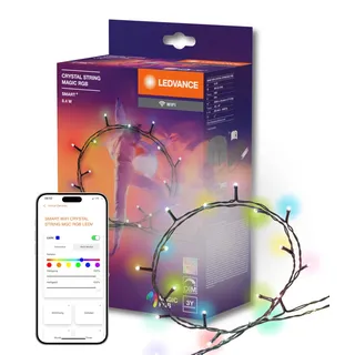 LEDVANCE Lichterkette Kunststoff 200 MAGIC LEDs IP44 schwarz