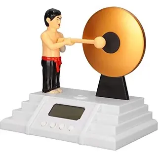 Lauter Wecker, Gong klingender, kreativer digitaler Uhren -Chime -Stick, unterstützt Bildschirm Hintergrundbeleuchtung, ideale Teenager harter Schlaf,