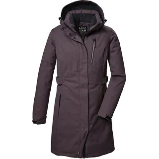 KILLTEC Damen Funktionsparka/Parka mit abzippbarer Kapuze KOW 303 WMN PRK, malve, 42