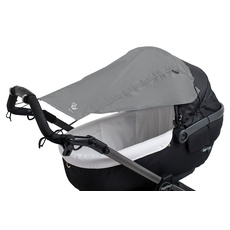 Altabebe AL7012-10 Sonnensegel mit Seitenschutz für Kinderwagen, Ultimate Grey