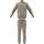 Basic 3 Stripes Trainingsanzug Beige/M Weiß M