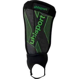 Uhlsport Flex Plate Schienbeinschoner Schwarz/Fluo Grün/Silber XS