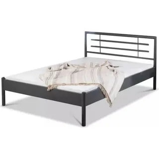 Metallbett Lia – 120 x 200 cm / dunkelgrau - Dunkelgrau