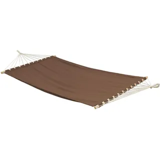 AMANKA XXL Hängematte braun 2 Pers. 285x120cm 150 KG Matte Hängematten