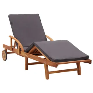 vidaXL Sonnenliege 200 x 68 x 83 cm Braun