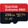 Extreme Pro microSDXC UHS-I U3 V30 A2 256 GB + SD-Adapter