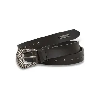 Pepe Jeans für Damen. PL020869 Savannah Gürtel schwarz (S), Lässig, Leder