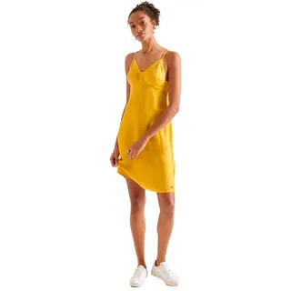 Superdry Cupro Cami Kleid - Sulphur Yellow - L