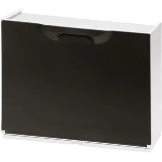 Artplast Schuhregal 41 x 18 x 52 cm Schwarz/Weiß