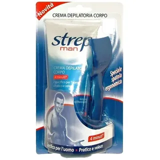 Strep Herren Enthaarungscreme Körper 200 Ml Weiße Creme