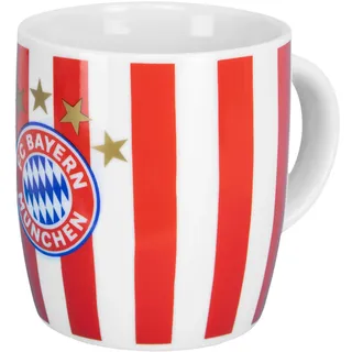 FC Bayern München Tasse Stripes | Streifen | Rot-Weiß | 0,3l