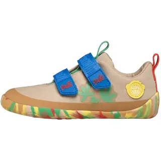 Affenzahn Halbschuh Baumwolle Lucky | Vegan, flexibel und rutschfest mit Klettverschluss, ideal für den Sommer und erhältlich in den Größen 21 bis 35