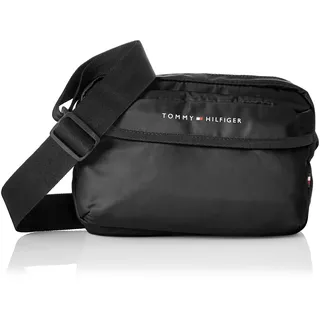 Tommy Hilfiger Herren Umhängetasche TH Skyline Camera Bag Klein, Schwarz (Black), Einheitsgröße