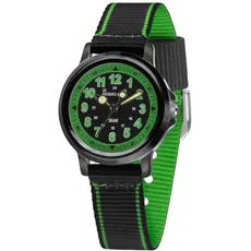 Jacques Farel Quarzuhr »KSB 0342«, Armbanduhr, Kinderuhr, ideal auch als Geschenk, grün
