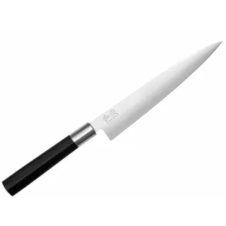 KAI Wasabi Black Flexibles Filiermesser 18 cm Schwarz
