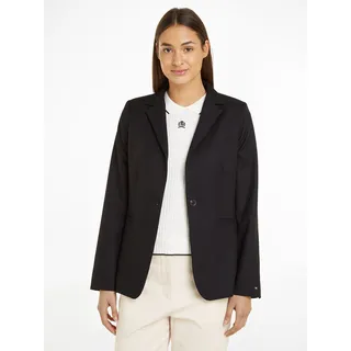 Tommy Hilfiger Longblazer »SMD CORE REGULAR SB BLAZER«, mit Logostickerei, schwarz