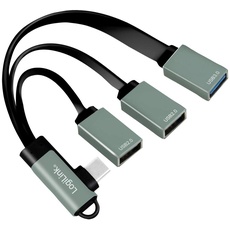 Bild UA0361 - USB-CTM (USB 3.2 Gen 2) Multiport Hub Silber