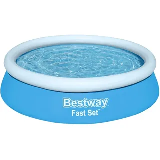Aufblasbarer Pool Fast Set Rotunde Außerhalb Erdfarbe 183x51 CM Garten Bestway