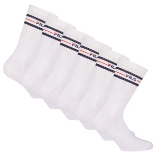 Fila Socken 6er Pack Bequem sitzend weiß 43-46